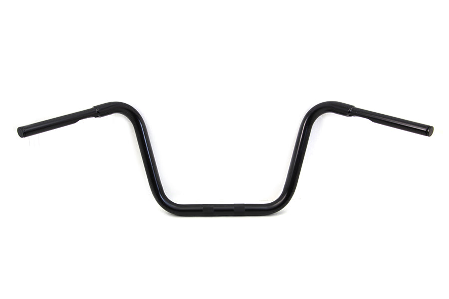 HARLEY 12 inch Rhino Ape Hanger Handlebar with Indents Black fits 0- Custom, application for use with 1-1/4 risers"