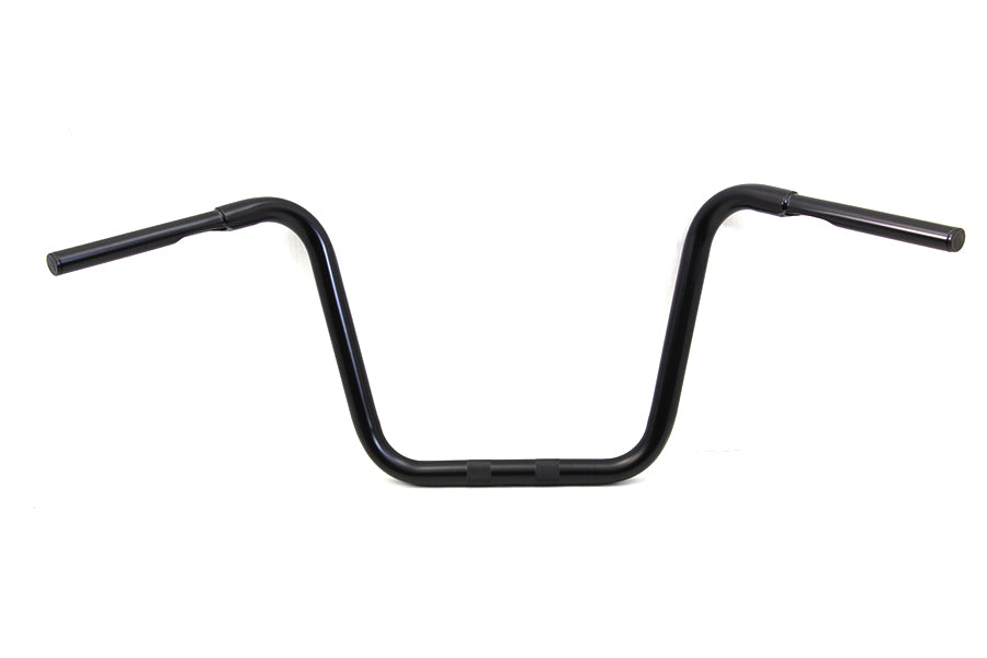 HARLEY 14-1/2 inch Rhino Ape Hanger Handlebar with Indents Black fits 0- Custom, application for use with 1-1/4 risers"