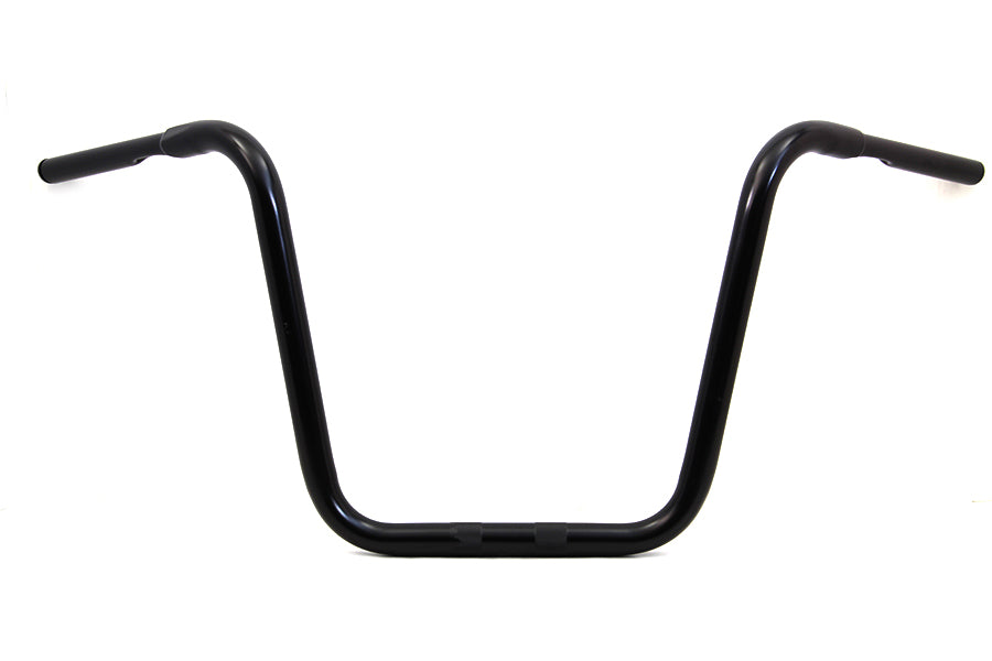 HARLEY 15-1/2 inch Rhino Ape Hanger Handlebar with Indents Black fits 0- Custom, application for use with 1-1/4 risers"