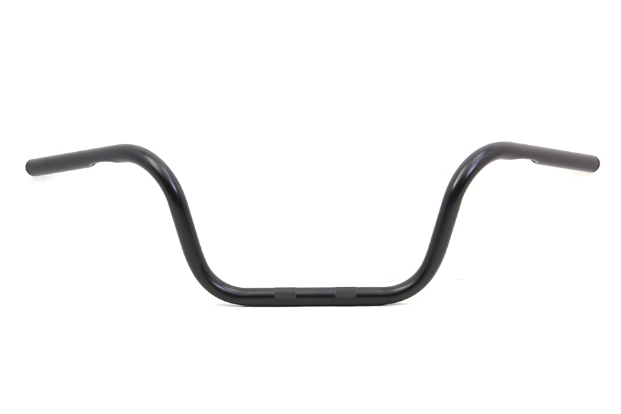 HARLEY 8 inch Ape Hanger Handlebar with Indents Black fits 1982-1984 FL, 1982-1984 FX, 1982-UP XL, 1986-2017 FLST, 1984-2017 FXST, 1982-199