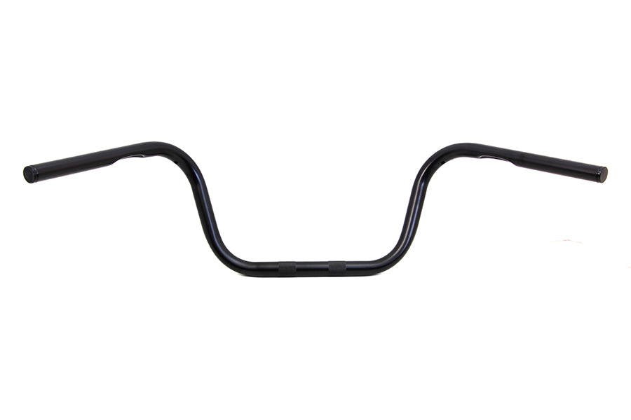 HARLEY 8 inch Ape Hanger Handlebar with Indents Black fits 1982-1984 FL, 1982-1984 FX, 1982-UP XL, 1986-2017 FLST, 1984-2017 FXST, 1982-199