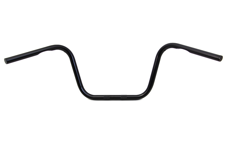 HARLEY 10 inch Black Ape Hanger Handlebar with Indents fits 1982-1984 FL, 1982-UP FX, 1982-UP XL, 1982-UP FX, 1982-UP FLT, 1982-UP FLT,