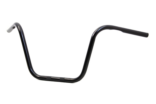 HARLEY 12 inch Ape Hanger Handlebars with Indents Black fits 1982-1984 FL, 1982-1984 FX, 1982-UP XL, 1986-2017 FLST, 1984-2017 FXST, 1982-1