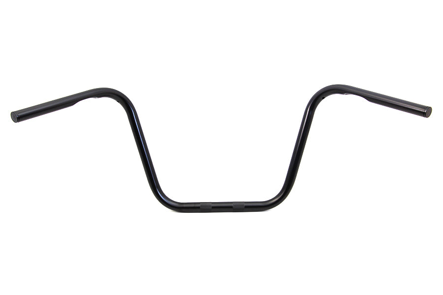 HARLEY 12 inch Ape Hanger Handlebars with Indents Black fits 1982-1984 FL, 1982-1984 FX, 1982-UP XL, 1986-2017 FLST, 1984-2017 FXST, 1982-1