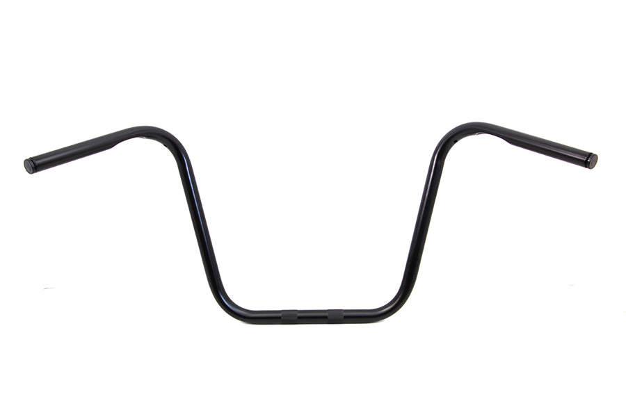 HARLEY 14 inch Ape Hanger Handlebar with Indents Black fits 1982-1984 FL, 1982-1984 FX, 1982-UP XL, 1986-2017 FLST, 1984-2017 FXST, 1982-1994 FXR, 1982-1994 FXR, 1991-2017 FXD, 1982-2007 FLT, 1982-2007 FLT,