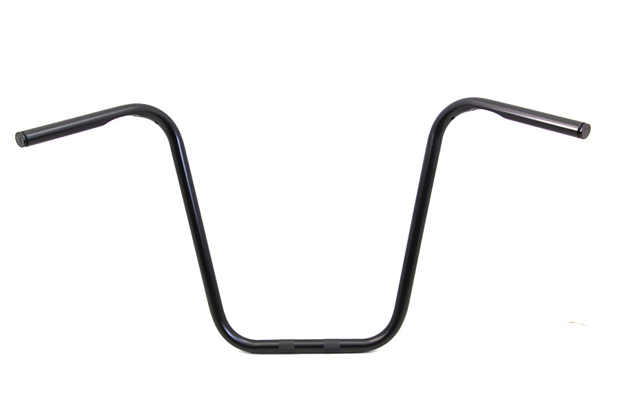 HARLEY 18 inch Ape Hanger Handlebar with Indents Black fits 1982-1984 FL, 1982-1984 FX, 1982-UP XL, 1984-2017 FXST, 1986-2017 FLST, 1982-19