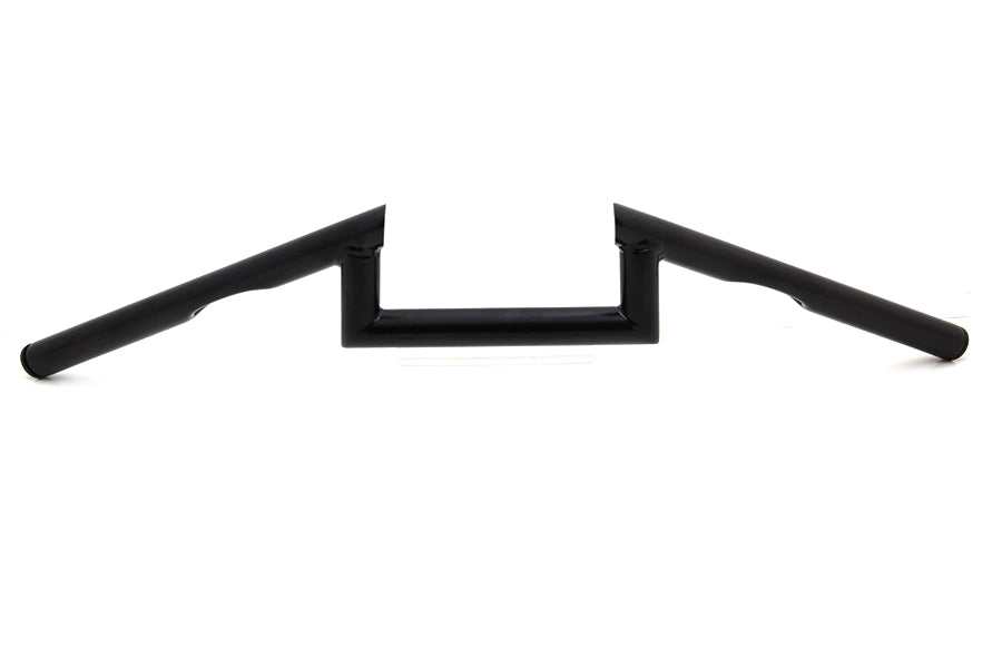 HARLEY 2-1/2 inch Mini Z Handlebar with Indents Black fits 1982-1984 FL, 1982-1984 FX, 1982-UP XL, 1986-2017 FLST, 1984-2017 FXST, 1982-199