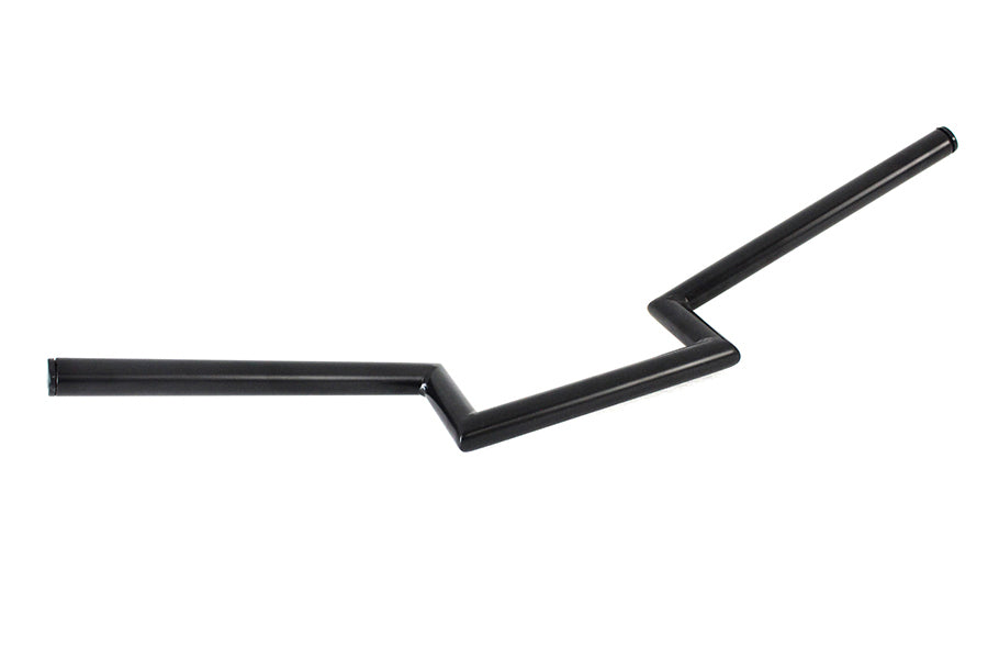 HARLEY 4 inch Z Handlebar without Indents Black fits 1982-1984 FL, 1982-1984 FX, 1982-UP XL, 1986-2017 FXST, 1984-2017 FLST, 1982-1994 FXR,