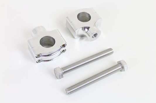 HARLEY 1 inch Handlebar Riser Set Polished Fits 0- Custom, applications