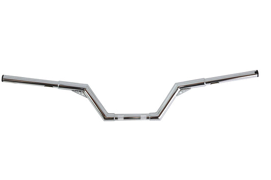 HARLEY AEE V-Bar 1-1/4 inch Handlebar Chrome Fits 2000-2017 FLST, except FLSTS 2000-2017 FXST, excep