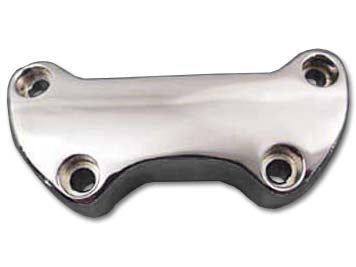 HARLEY Smooth Riser Top Clamp Chrome fits 1973-1984 FX, 1982-1994 FXR, 1982-1994 FXR, 1984-UP FXST, 1974-UP XL,