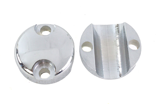 HARLEY Chrome Replica Glide Riser Top Set Fits 1949-1959 FL,