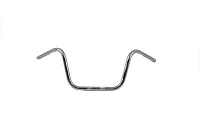 HARLEY 10 inch Chrome Ape Hanger Handlebar with Indents fits 1982-UP FLT, 1982-UP FX, 1982-UP XL, 1982-UP FLT, 1982-UP FX, 1982-1984 FL,