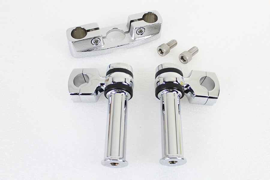 HARLEY Spring Fork Tree with 4-1/4 inch Riser Kit Chrome fits 1936-1940 EL, 1941-1945 FL, 1929-1952 WL, 1929-1957 G, 1938-1948 UL,