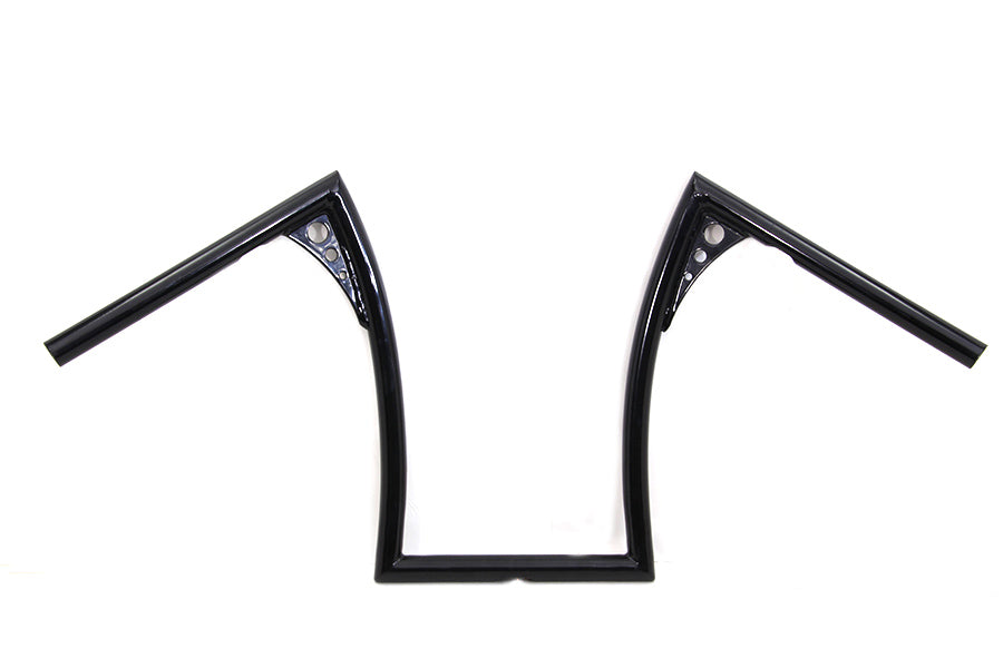HARLEY 15 inch Pirate Z-Bar Handlebar fits 1982-1984 FL, 1982-1984 FX, 1982-UP XL, 1986-2017 FLST,