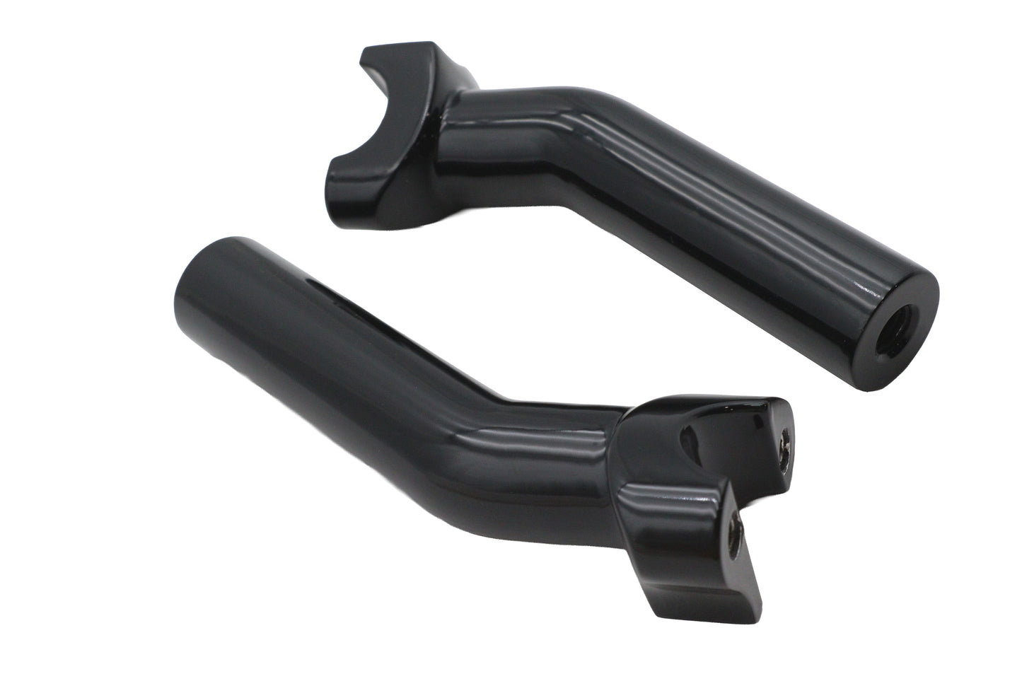 HARLEY 5-1/2 Zoll Pullback Riser Set Schwarz Passend für 0- Custom, Anwendung