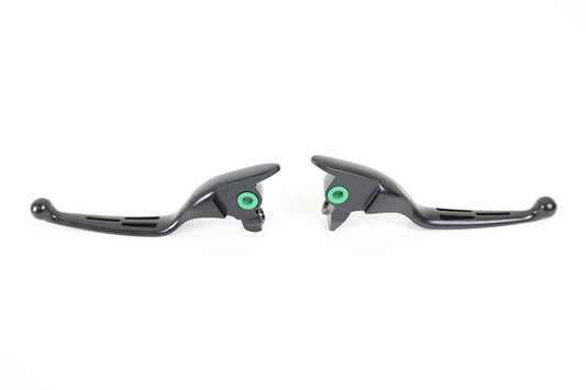 HARLEY M8 Matte Black 3-Slot Hand Lever Set Fits 2017-2020 FLT,
