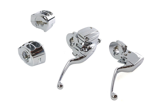 HARLEY Front Handlebar Control Kit Chrome fits 2021-UP FLHT, 2021-UP FLHX, 2021-UP FLHR,