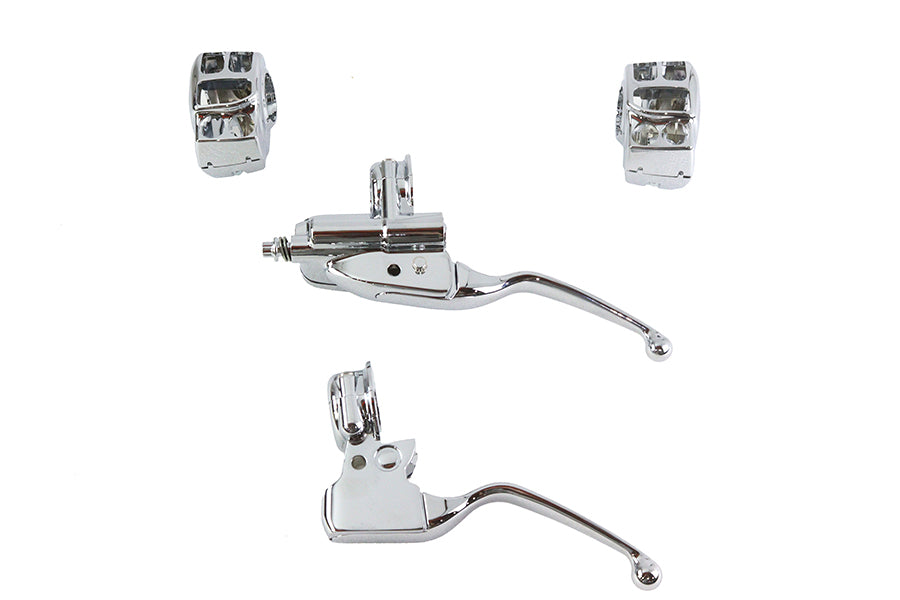 HARLEY Front Handlebar Control Kit Chrome fits 2021-UP FLHT, 2021-UP FLHX, 2021-UP FLHR,