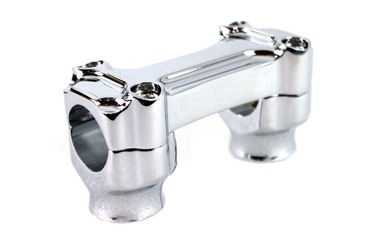HARLEY Fat 1 inch Riser Set Chrome Fits 0- Custom, applications for 1-1/4 handlebars"