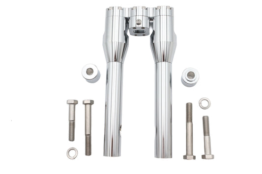 HARLEY Wyatt Gatling 10 inch Baron Style Riser Set Chrome Fits 0- Custom, application