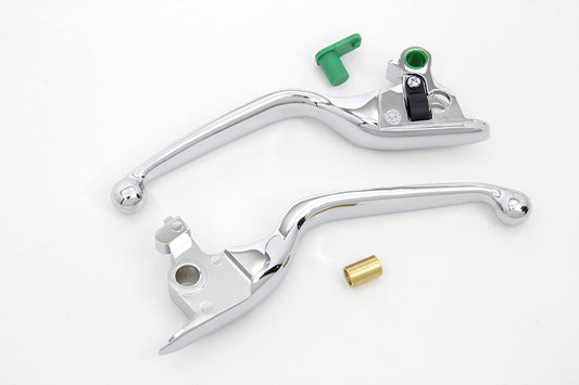 HARLEY Handlebar Control Levers Chrome fits 2015-2017 FLST, 2015-2017 FXST,