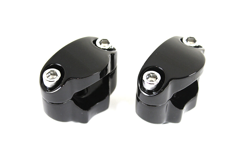 HARLEY 1-1/4 inch Riser Kit Black fits 2007-UP FXST, 1-1/4 handlebars"
