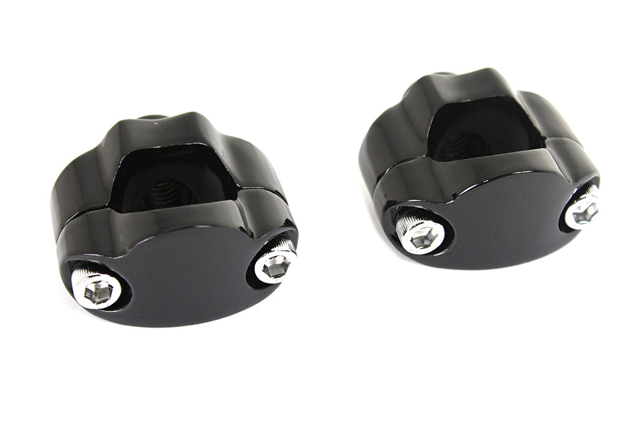 HARLEY 1-1/4 inch Riser Kit Black fits 2007-UP FXST, 1-1/4 handlebars"