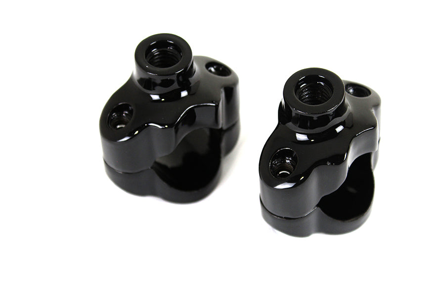 HARLEY 1-1/4 inch Riser Kit Black fits 2007-UP FXST, 1-1/4 handlebars"