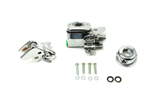 HARLEY Chrome Handlebar Control Cover Kit Fits 2008-2017 FXD, 2008-2014 FXST, 2008-2014 FLST,