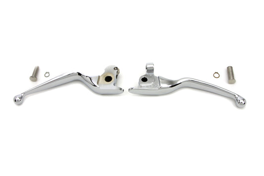 HARLEY Chrome Hand Lever Set Fits 2014-2016 FLT,