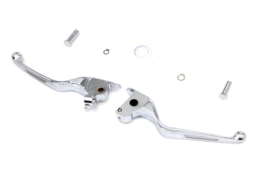 HARLEY Chrome Vortex Hand Lever Set Fits 2014-2016 FLT,