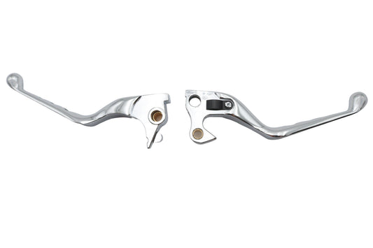 HARLEY Chrome Drilled Hand Lever Set Fits 2014-2016 XL,