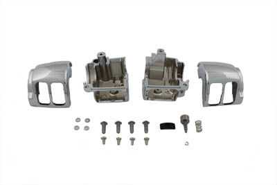 HARLEY Handlebar Switch Housing Kit Chrome fits 2002-2006 VRSC, 1996-2006 XL, 1996-2006 XR, 1996-2006 FXD, 1996-2006 FLHR, 1996-2006 FXST,