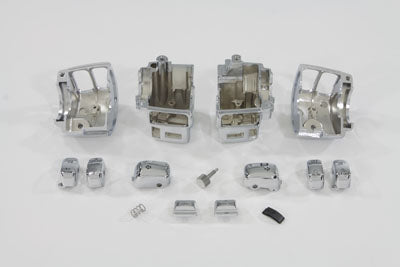 HARLEY Handlebar Switch Housing Kit Chrome fits 1996-2013 FLHT, without cruise control 1996-2013 FLHTC, without cruise control 2006-2013 FLHX, withou
