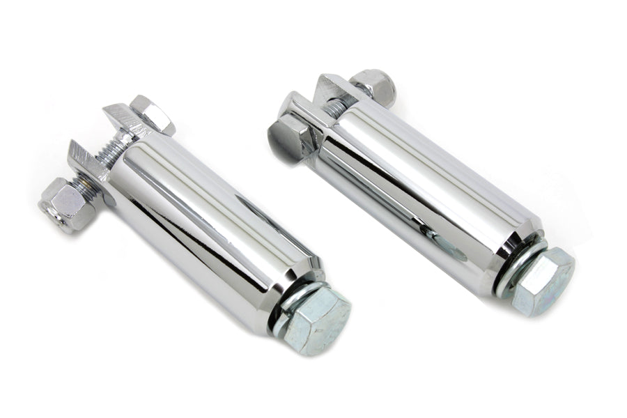 HARLEY Footpeg Mount Bars Chrome fits 0- Custom, application to accept male end pegs