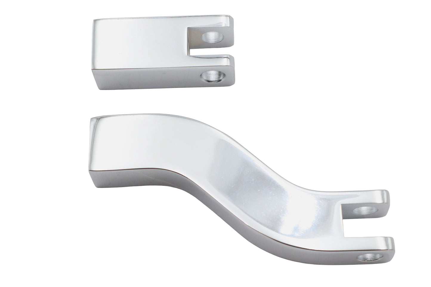 HARLEY Soziusfußrastenhalter-Set Chrom passend für 2002-2005 FXD, 2002-2005 FXDWG,