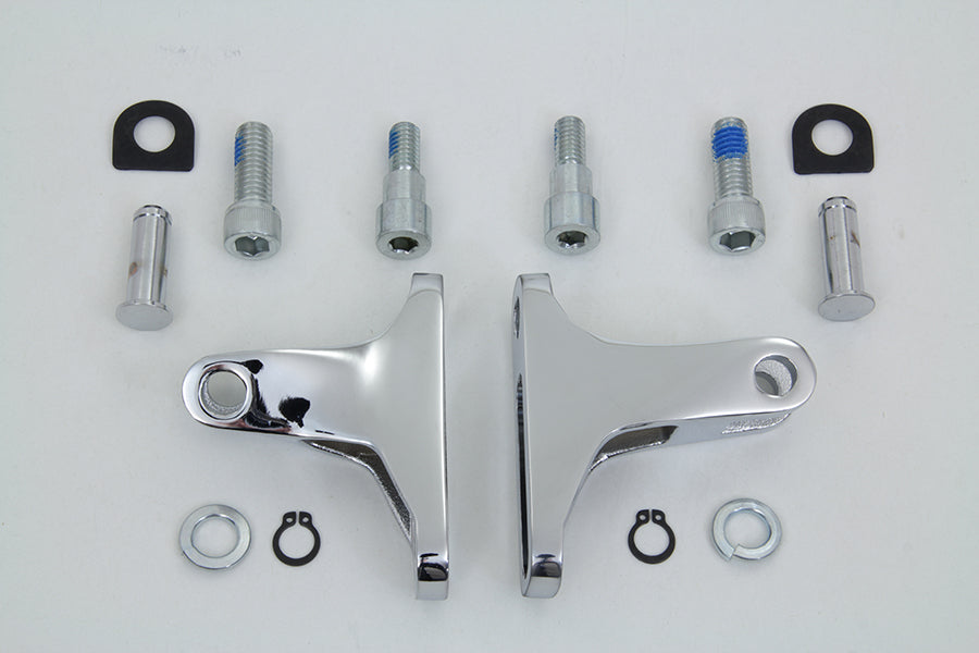 HARLEY Rear Passenger Mini Footboard Mount Kit fits 1993-UP FLT, except models equipped with saddlebag guard bags