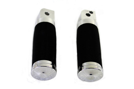HARLEY Caliber Polished Sozius-Fußrasten-Set, passend für 2018-UP FLST, 2018-UP FXST,