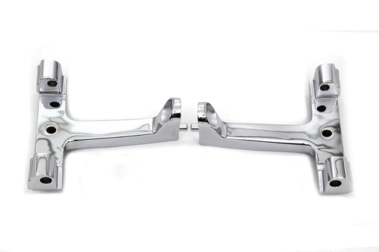 HARLEY Rear Passenger Footboard Mounts fits 1993-UP FLT,