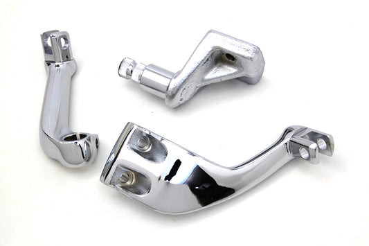 HARLEY Chrom Fahrer Replika Fußrastenhalter Set Passend für 1982-1994 FXR, 1982-1994 FXR,