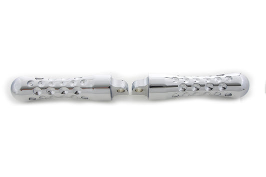 HARLEY Chrome Contour Agostinni Fußrasten-Set Passend für 0- Alle, alle Modelle mit weiblicher Aufnahme