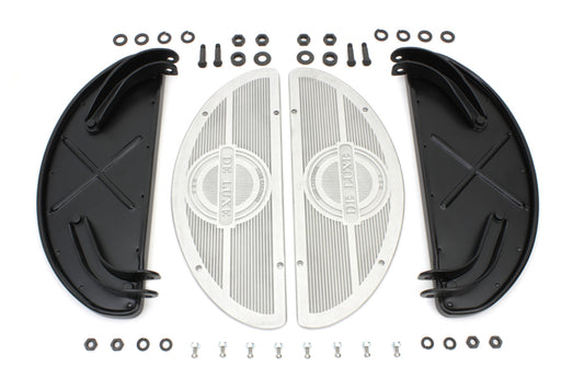 HARLEY Deluxe Half Moon Trittbrett-Set passend für FL 1941–1984, W 1936–1952,
