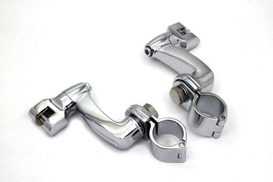 HARLEY Highway Bar Footpeg Mount Set Fits 0- Custom, application for 1-1/4 bars"