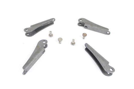 HARLEY Raw Footboard Cleat Set fits 1936-1940 EL, 1941-1965 FL, 1936-1952 W,