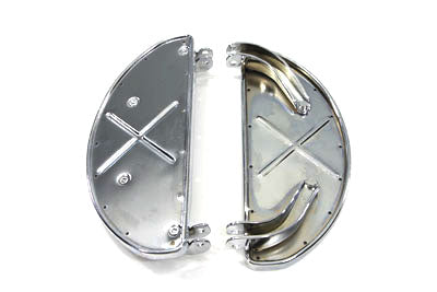 HARLEY Half Moon Trittbrett-Satz Passend für 1940-1984 FL, 1940-1948 U, 1940-1952 W, 1941-1972 G,