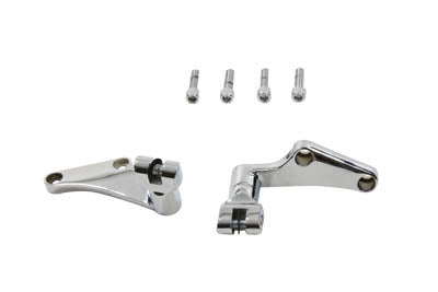HARLEY Rear Footpeg Mount Set Chrome fits 1986-2006 FXST,