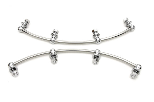 HARLEY Chrom Soziustrittbrettverkleidung Passend für 1941-1965 FL, 1941-1965 G, 1941-1952 W,