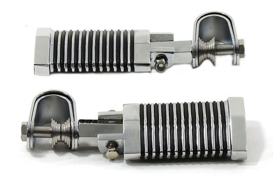 HARLEY O-Ring Style Footpeg Set Flat Diamond Shape fits 0- All, models with 1 or 1-1/4" engine bar"