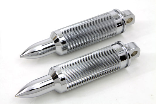 HARLEY Chrom Bullet Style AK-47 Fußrasten Set Passend für 1986-UP FXST,